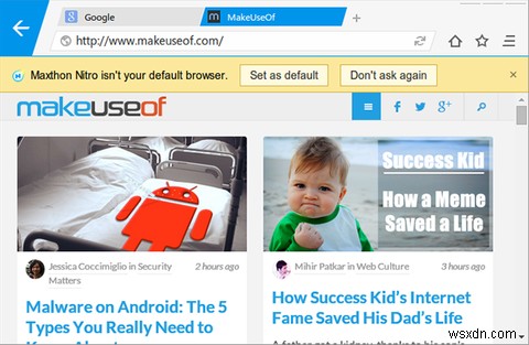 Nitro: Check Out Maxthons Super-Fast Web Browser Today