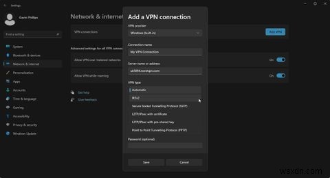 How to Set Up a VPN in Windows 11