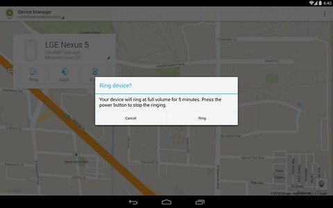 Find My iPhone for Android? Meet Android Device Manager