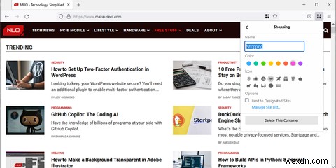 How to Use Multi-Account Containers in Firefox