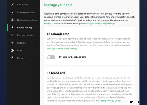 How to Stop Facebook Sharing Your Data With Spotify
