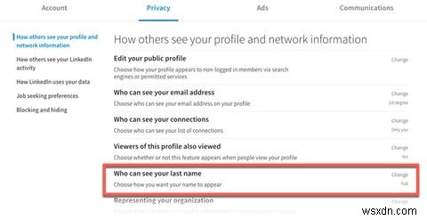 How to Hide Your Last Name on LinkedIn