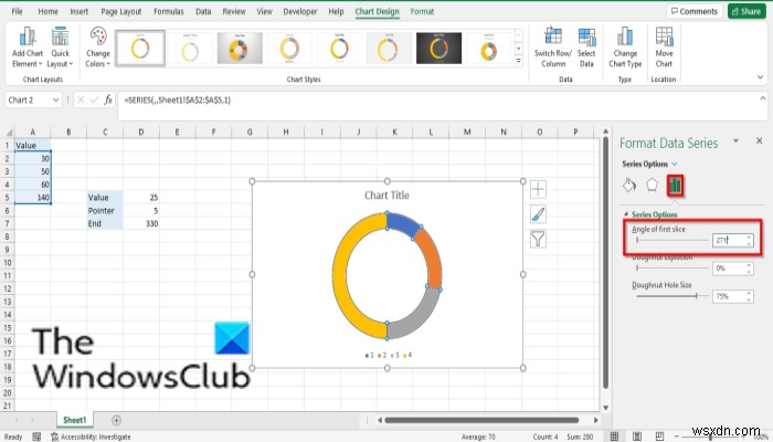 How to create a Gauge Chart in Excel