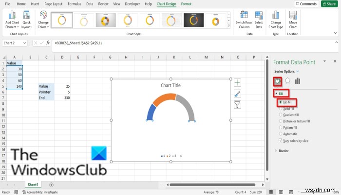 How to create a Gauge Chart in Excel