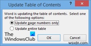 How to Edit, Update, Remove a Table of Contents in Word
