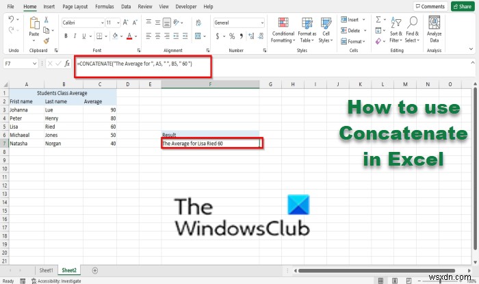 How to use Concatenate in Excel to improve data formatting