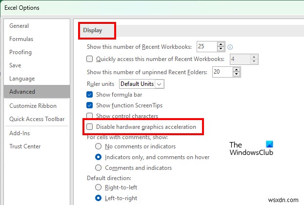 Fix Excel keeps flickering on Windows 11/10