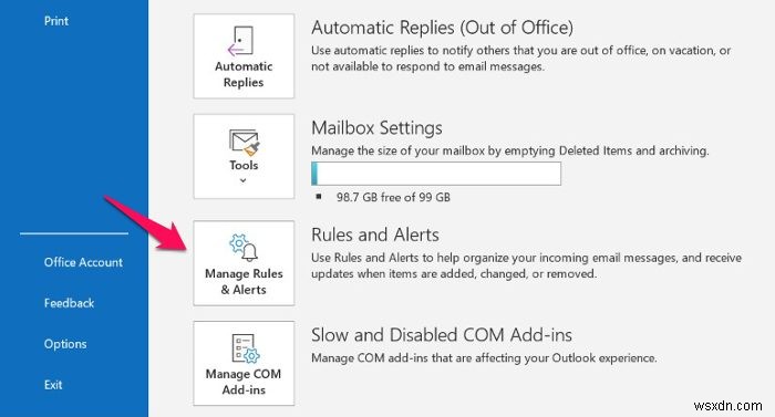 Outlook not receiving emails from Gmail