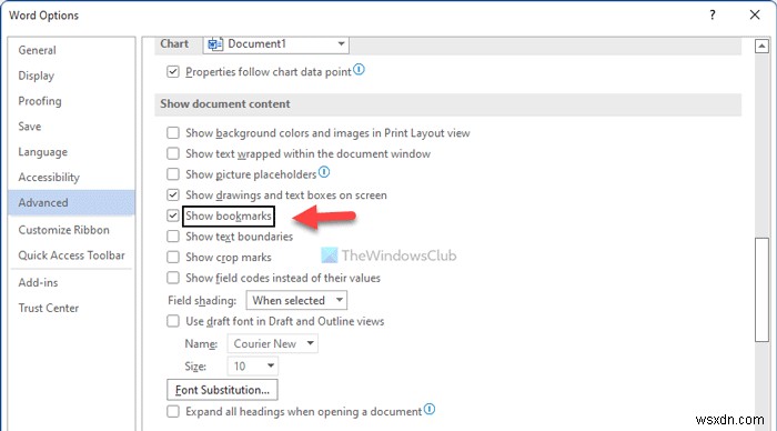 How to show or hide all Bookmarks at once in Word