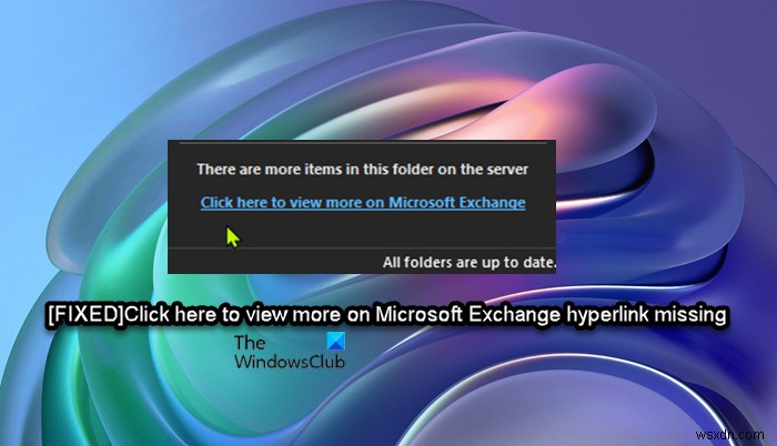 Click here to view more on Microsoft Exchange hyperlink missing in Outlook