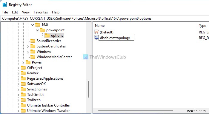 How to stop PowerPoint from extending display when presenting on laptop 