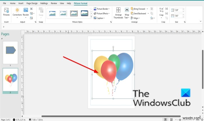 How to make Picture Background or Shape transparent in Publisher