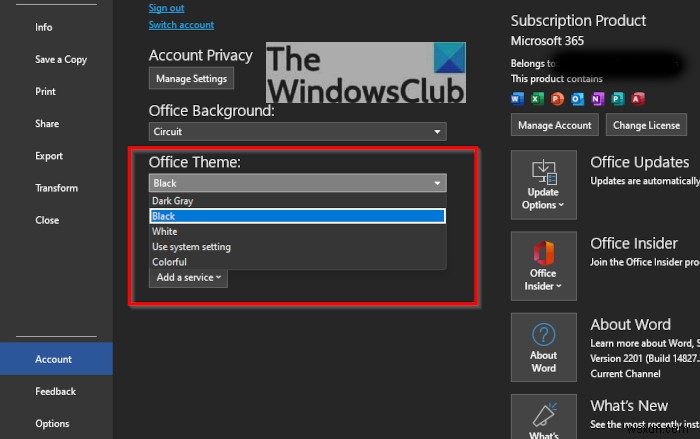 Why is my Word document black with white text?