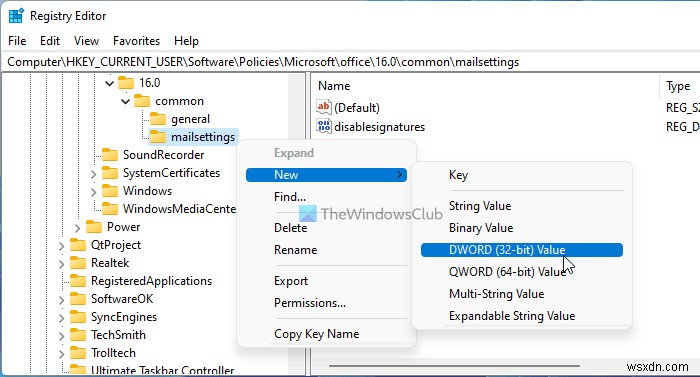 How to prevent users from adding signatures in Outlook
