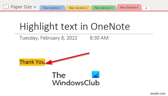 How to Highlight Text and Notes in OneNote
