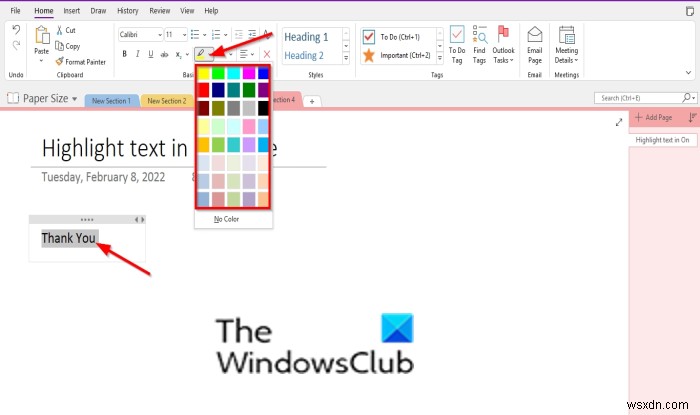 How to Highlight Text and Notes in OneNote