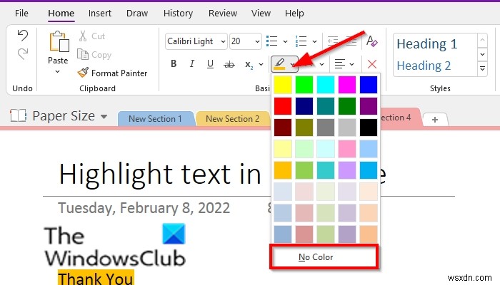 How to Highlight Text and Notes in OneNote
