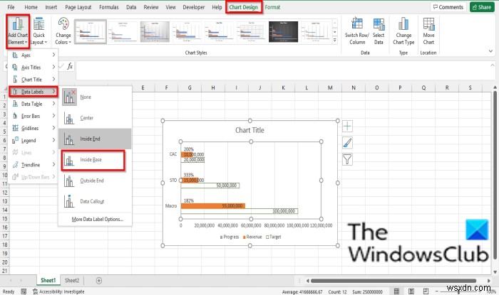 How to create a Bar or Circle Progress Chart in Excel