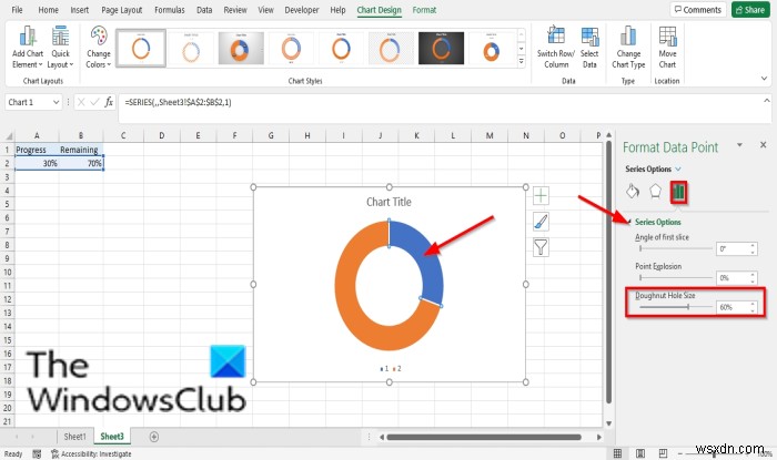 How to create a Bar or Circle Progress Chart in Excel
