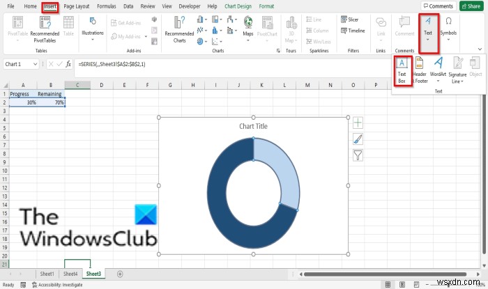 How to create a Bar or Circle Progress Chart in Excel