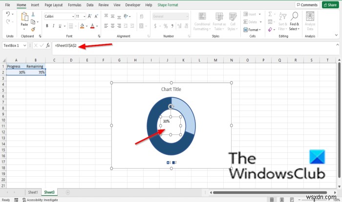 How to create a Bar or Circle Progress Chart in Excel