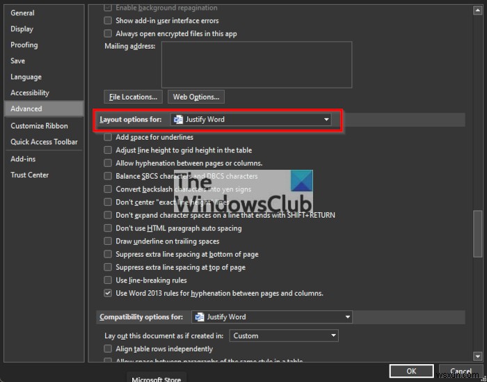 Fix Test Paragraph not justifying in MS Word