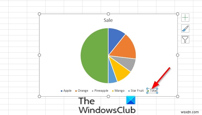 How to create a Half Pie Chart in Excel
