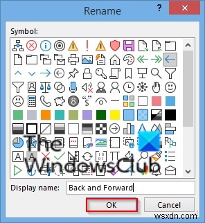How to add Back and Forward buttons to Outlook Ribbon