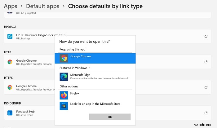 How to change default browser when opening hyperlink in Excel