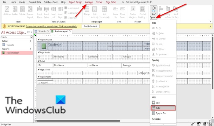 How to Hide or Unhide Fields and Rulers in Microsoft Access