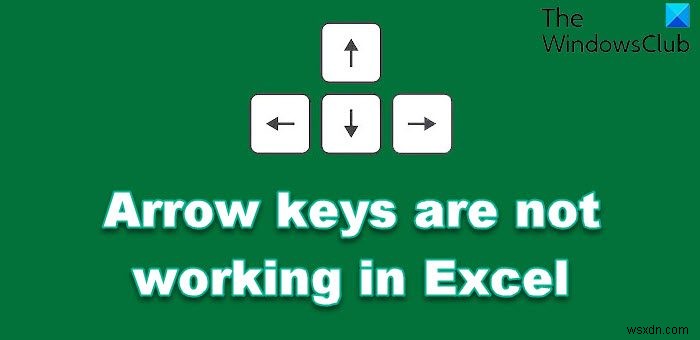 Arrows keys not working in Microsoft Excel