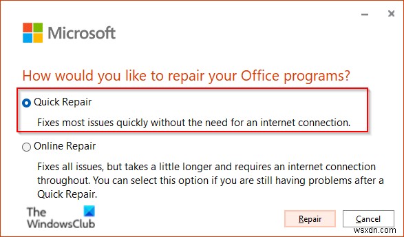 Stuck at Updating Office, Please wait a moment