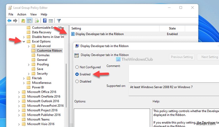 How to add Developer tab in Word and Excel Office programs