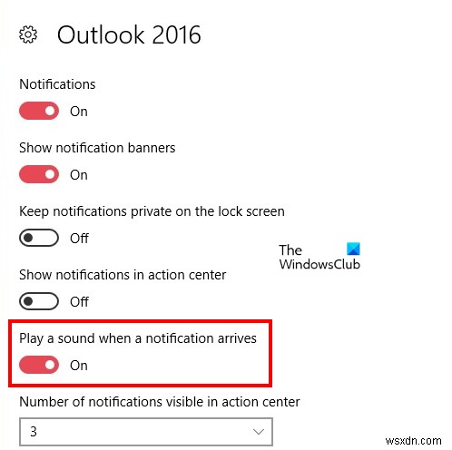 Email notification sound is not working in Outlook