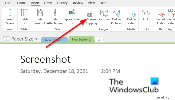 How to use the built-in Screenshot tool in Office programs