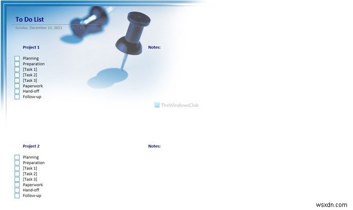 Free OneNote Templates for Project Management & Planners