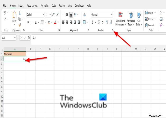 How to display Numbers as Fractions in Excel