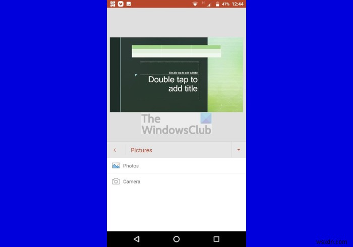 How to add Video and Pictures to PowerPoint for Android mobile