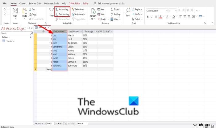 How to Sort and Filter Records in Microsoft Access