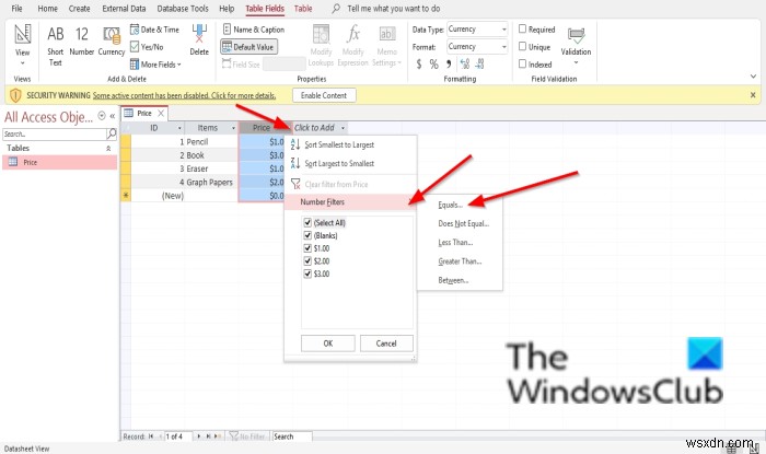 How to Sort and Filter Records in Microsoft Access