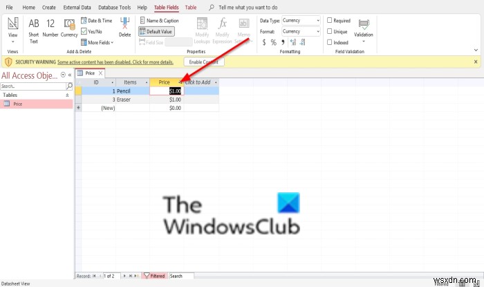 How to Sort and Filter Records in Microsoft Access