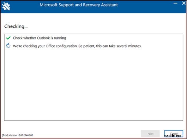 Use Advanced Diagnostics in Microsoft Support and Recovery Assistant to fix Outlook issues