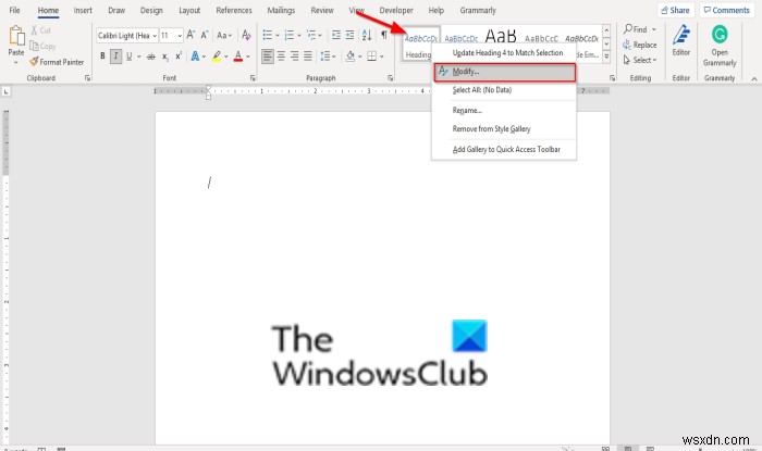 How to Customize and Create a new Style in Word