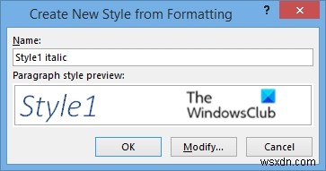How to Customize and Create a new Style in Word