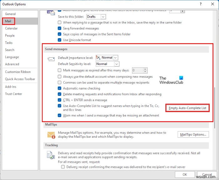 Fix Outlook crashes when sending an email