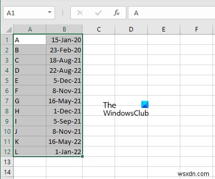 How to highlight Rows with Dates using Conditional Formatting in Excel