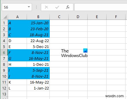 How to highlight Rows with Dates using Conditional Formatting in Excel