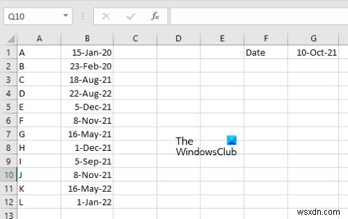 How to highlight Rows with Dates using Conditional Formatting in Excel