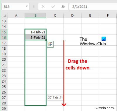 How to highlight Rows with Dates using Conditional Formatting in Excel