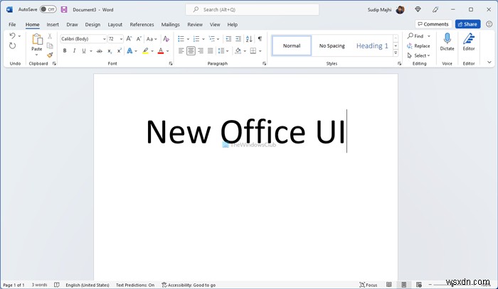 How to get the new Office UI on Windows 11